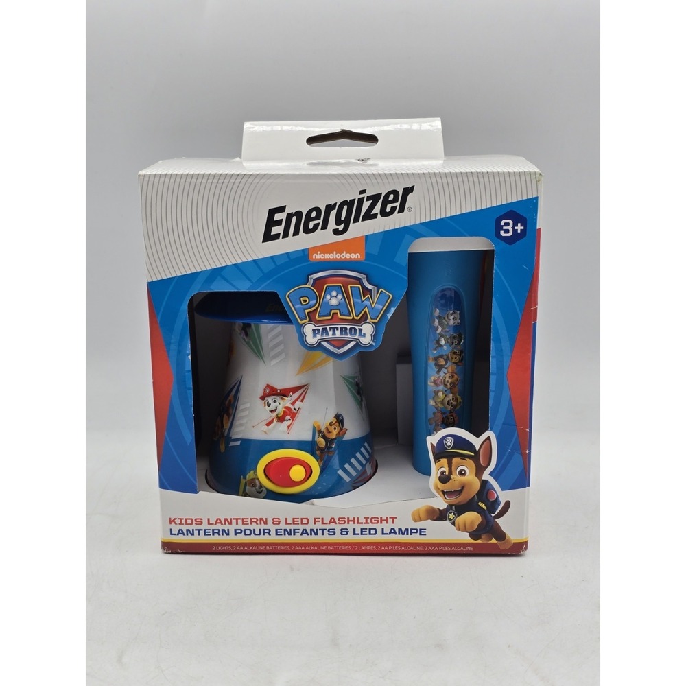 NIB Energizer Paw Patrol Kid's LED Lantern‎ & Flashlight Combo Pack